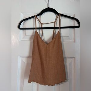 Size large tank-burnt orange